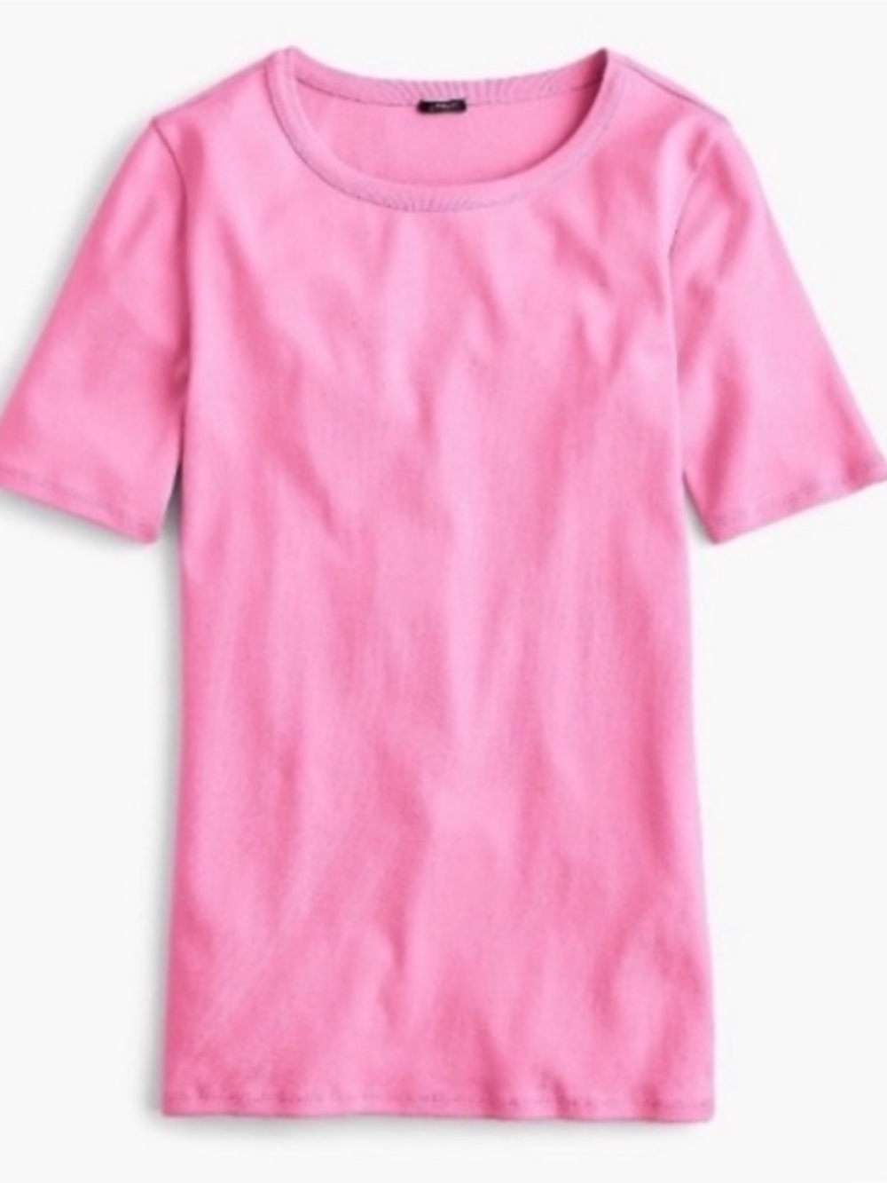 NWT J. Crew Slim PERFECT FIT Short-Sleeve Tee in Bright Pink